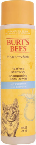 Tearless Kitten Shampoo with Buttermilk and Honey - 99% Natural Gentle Formula for Sensitive and Itchy Skin, pH Balanced and Fragrance-Free, 10 Fl Oz